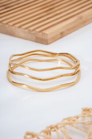 Zikzak Ajda Çelik Bilezik