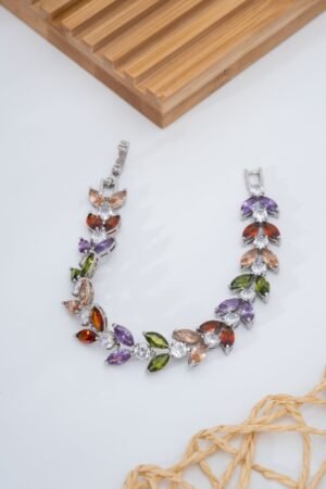 Yapraklı Çelik Bileklik