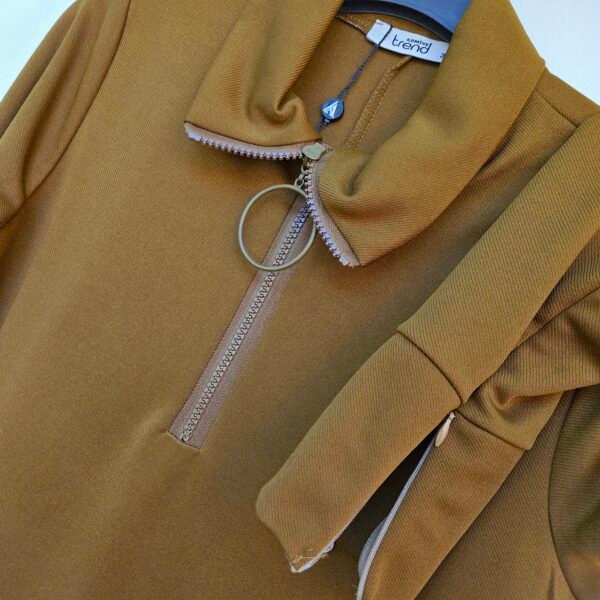 Armine Yarım Fermuarlı Tunik