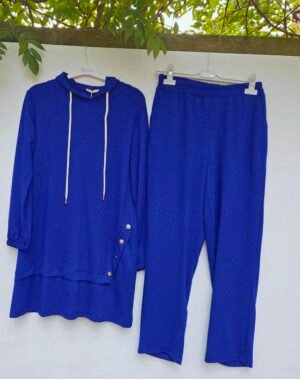 Saksı Mavisi Pantalonlu  Takım