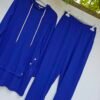 Saksı Mavisi Pantalonlu  Takım