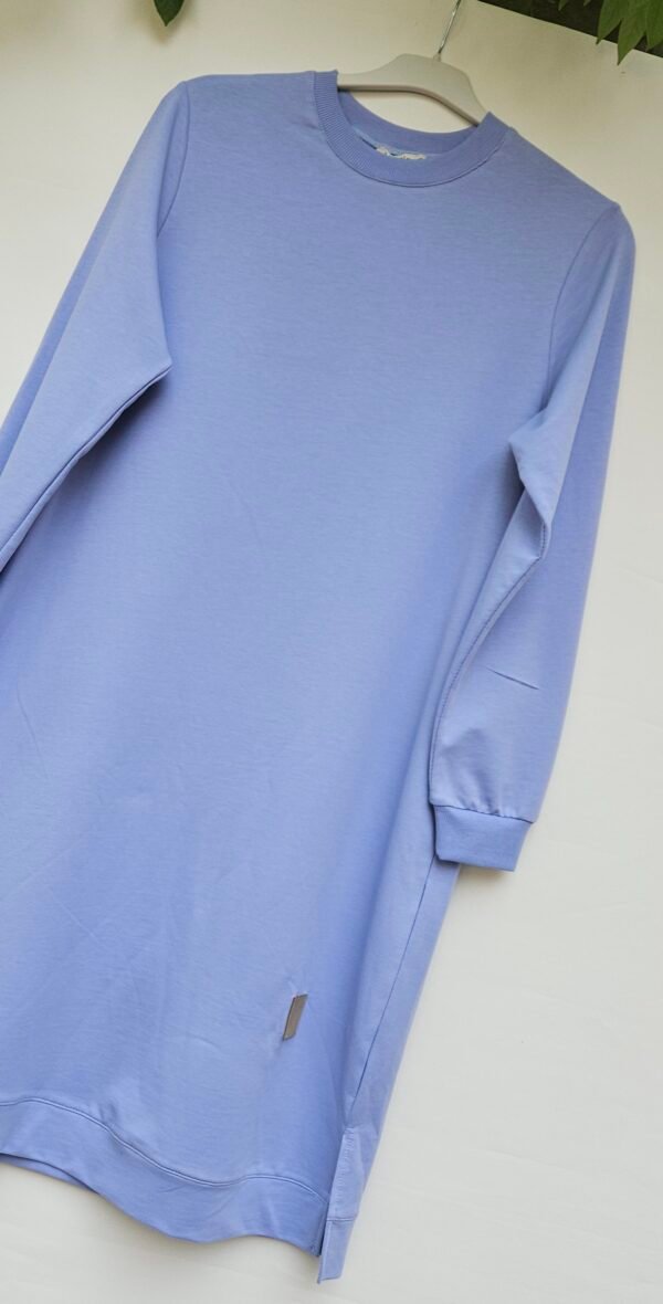 Kolu Ribanalı Düz Tunik