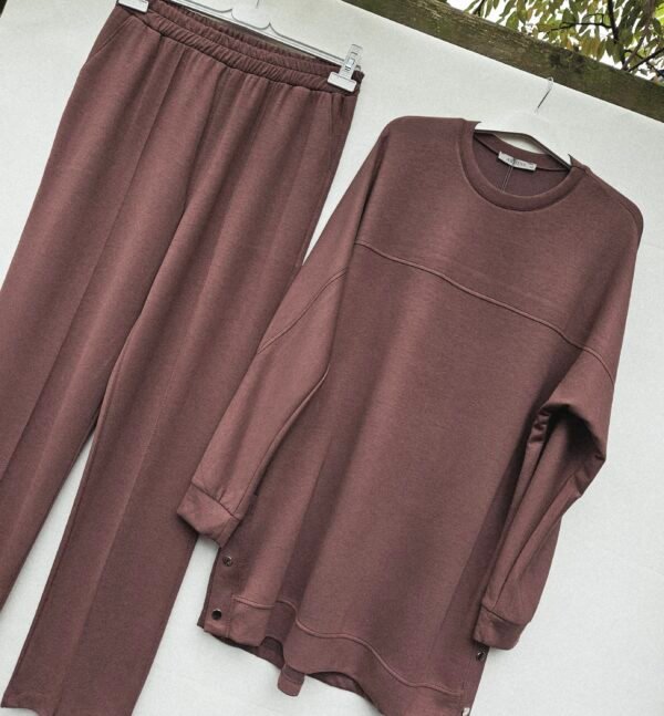 Metal Düğmeli Armine Pantalonlu Takım