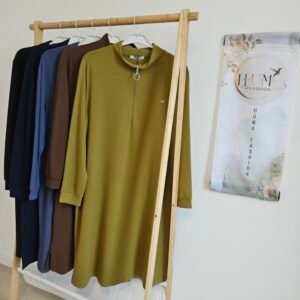 Fitilli Kumaş Uzun Tunik