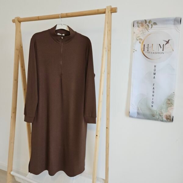 Fitilli Kumaş Uzun Tunik