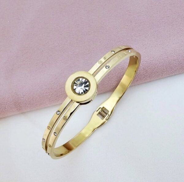 Tek Taş Çelik Kelepçe